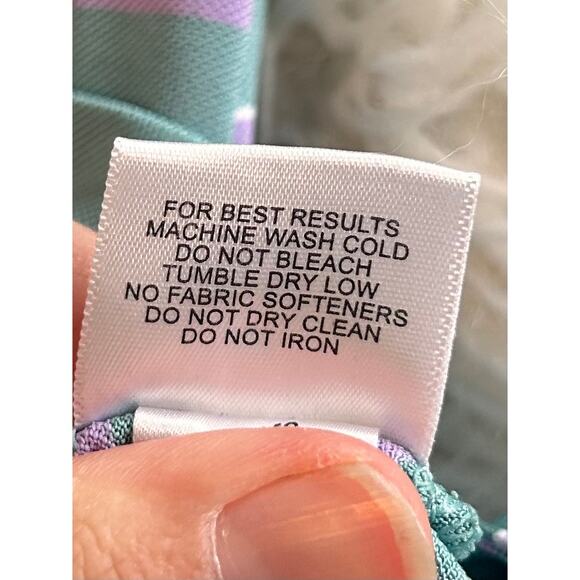 Peter Millar Summer Comfort Men’s Striped Golf Polo Shirt Multicolor‎ Size Large - Picture 10 of 10